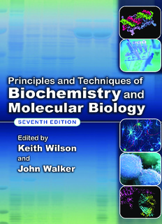 Principals and Techniques of Biochemistry and Molecular Biology