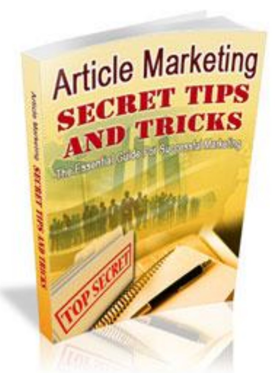 Article Marketing Secret Tips and Tricks.