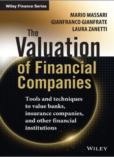 The Valuation of Financial Companies