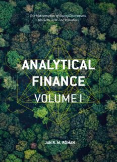 Analytical Finance
