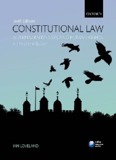 Constitutional Law, Administrative Law, and Human Rights