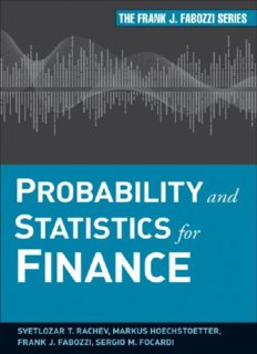 Probability and Statistics for Finance