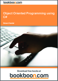 Object Oriented Programming using C#