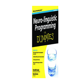 Neuro Linguistic Programming