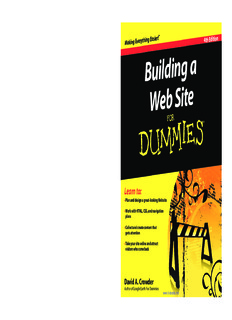 Building a website for dummies