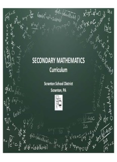 Secondary Mathematics Curriculum