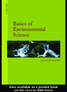 Basics of Environmental Science