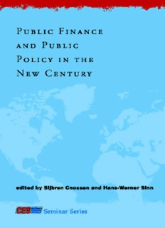 Public finance and public policy in the new century