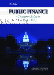 Public Finance , 10th ed