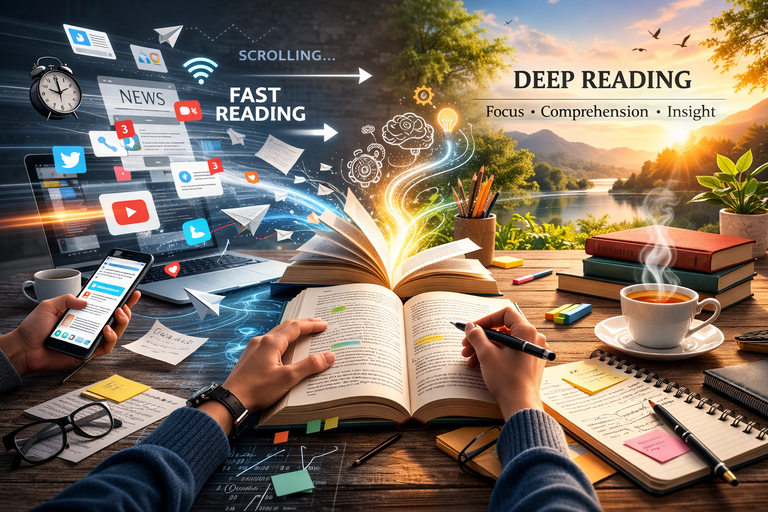 Slow Reading in a Fast World: Why Deep Reading Still Matters