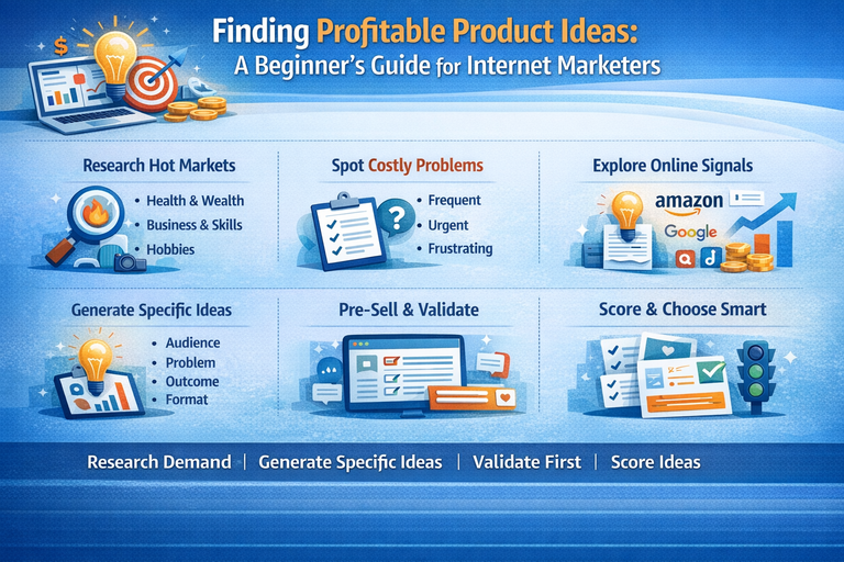 Finding Profitable Product Ideas: A Beginner’s Guide for Internet Marketers
