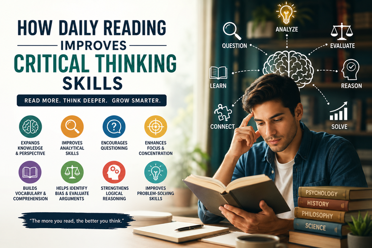 How Daily Reading Improves Critical Thinking Skills