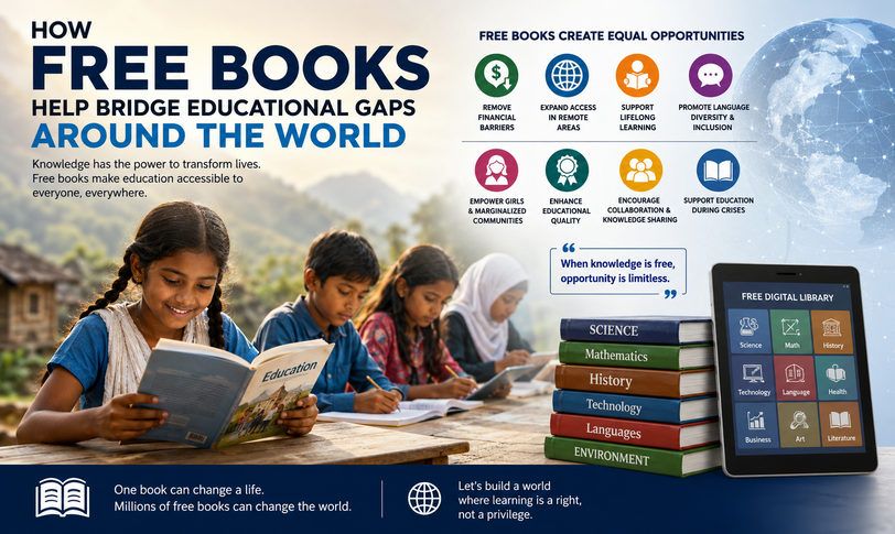 How Free Books Help Bridge Educational Gaps Around the World