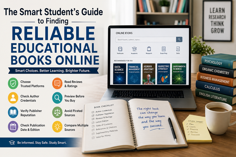 The Smart Student’s Guide to Finding Reliable Educational Books Online